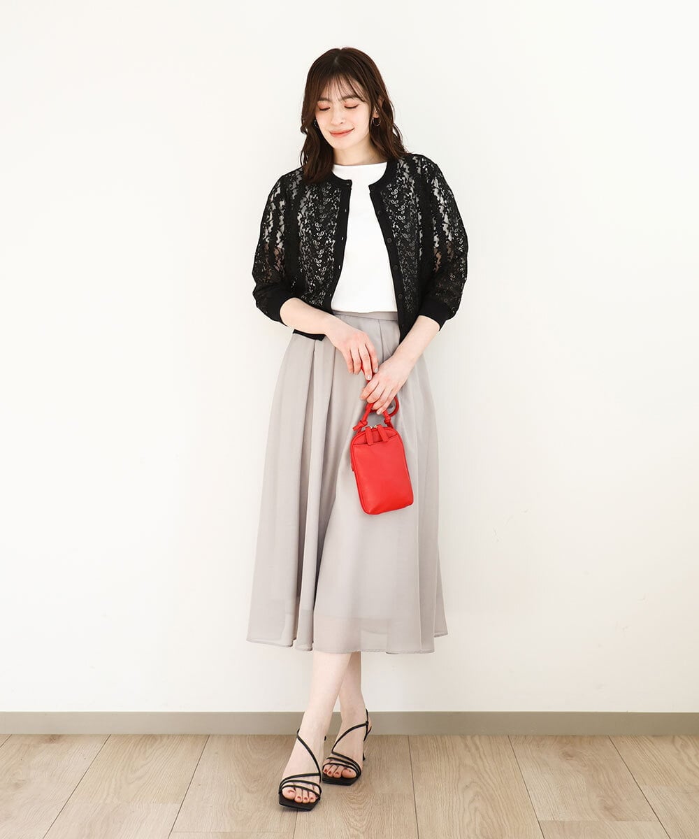 BPKGA30165 MK MICHEL KLEIN BAG(MK ミッシェルクラン バッグ) [200g以下の軽量]牛革ウォレットショルダーバッグ レッド