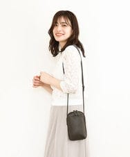 BPKGA30165 MK MICHEL KLEIN BAG(MK ミッシェルクラン バッグ) [200g以下の軽量]牛革ウォレットショルダーバッグ ダークブラウン