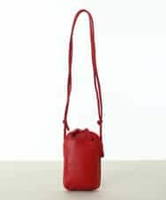 BPKGA30165 MK MICHEL KLEIN BAG(MK ミッシェルクラン バッグ) [200g以下の軽量]牛革ウォレットショルダーバッグ レッド
