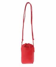 BPKGA30165 MK MICHEL KLEIN BAG(MK ミッシェルクラン バッグ) [200g以下の軽量]牛革ウォレットショルダーバッグ レッド