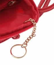 BPKGA30165 MK MICHEL KLEIN BAG(MK ミッシェルクラン バッグ) [200g以下の軽量]牛革ウォレットショルダーバッグ レッド
