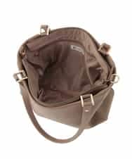 BPKGD04300 MK MICHEL KLEIN BAG(MK ミッシェルクラン バッグ) [2WAY/A4収納可]メタルポイント牛革トートバッグ ライトグレー