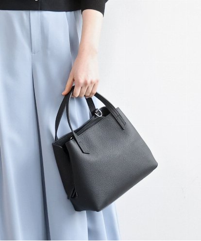 BPKGD06270 MK MICHEL KLEIN BAG [2WAY]牛革コンパクトトートバッグ