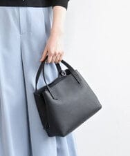 BPKGD06270 MK MICHEL KLEIN BAG(MK ミッシェルクラン バッグ) [2WAY]牛革コンパクトトートバッグ ブラック