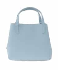 BPKGD06270 MK MICHEL KLEIN BAG(MK ミッシェルクラン バッグ) [2WAY]コンパートメント牛革デザインバッグ ライトブルー