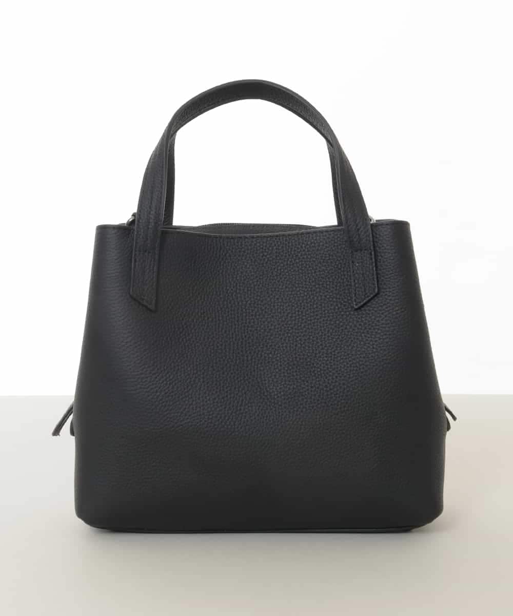 BPKGD06270 MK MICHEL KLEIN BAG(MK ミッシェルクラン バッグ) [2WAY]コンパートメント牛革デザインバッグ ブラック