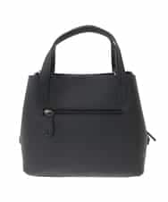 BPKGD06270 MK MICHEL KLEIN BAG(MK ミッシェルクラン バッグ) [2WAY]コンパートメント牛革デザインバッグ ブラック