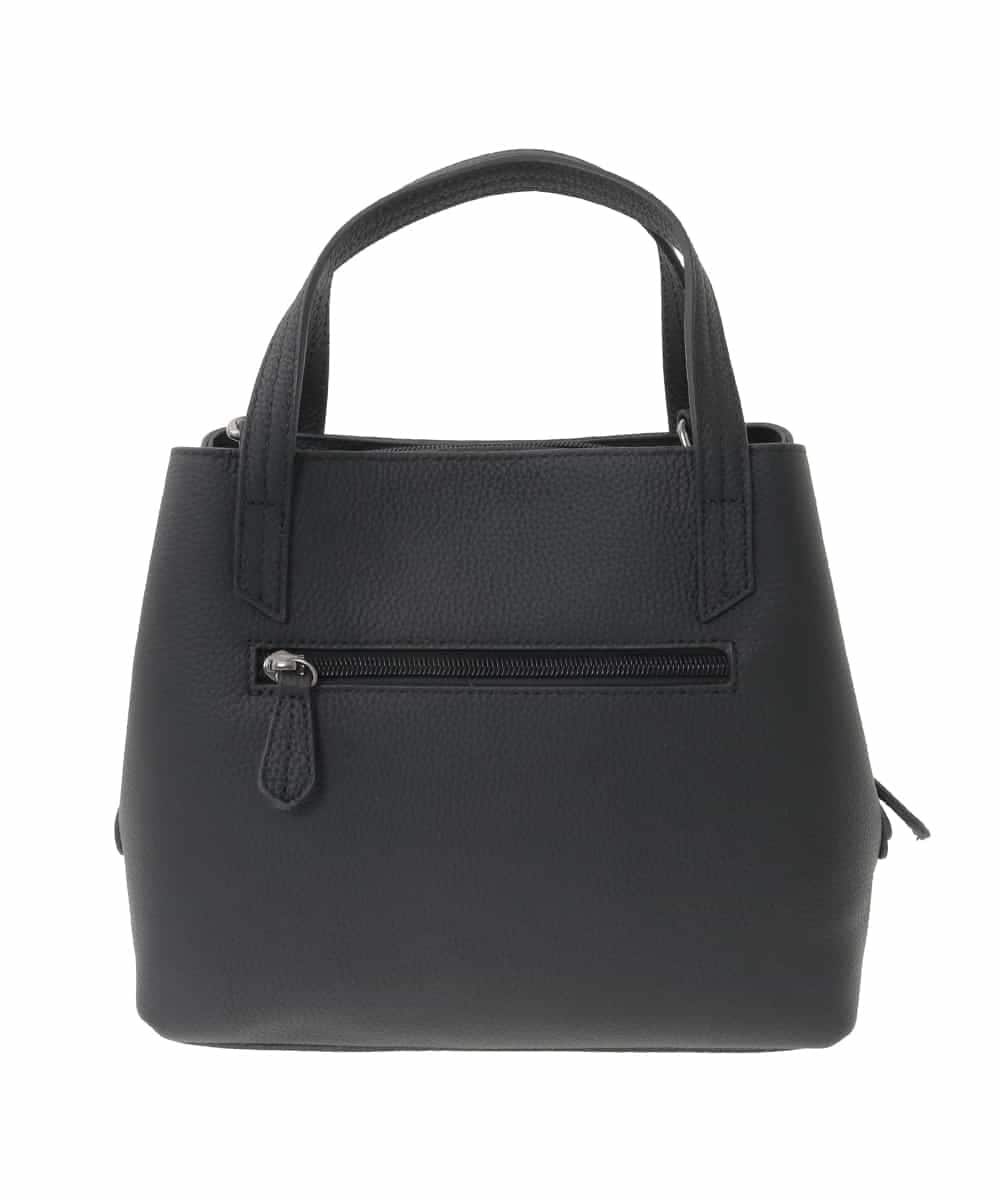 BPKGD06270 MK MICHEL KLEIN BAG(MK ミッシェルクラン バッグ) [2WAY]コンパートメント牛革デザインバッグ ブラック