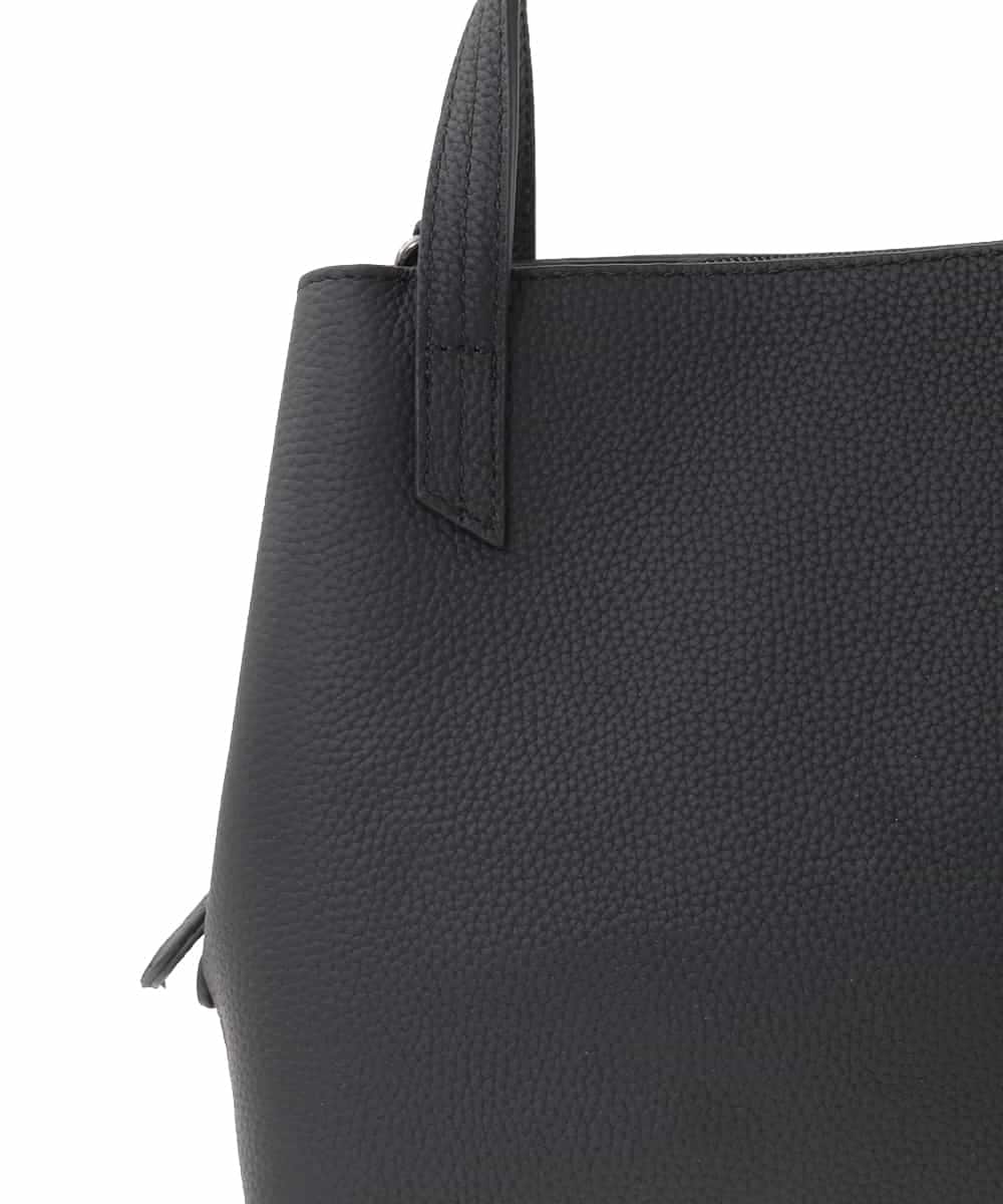 BPKGD06270 MK MICHEL KLEIN BAG(MK ミッシェルクラン バッグ) [2WAY]コンパートメント牛革デザインバッグ ブラック