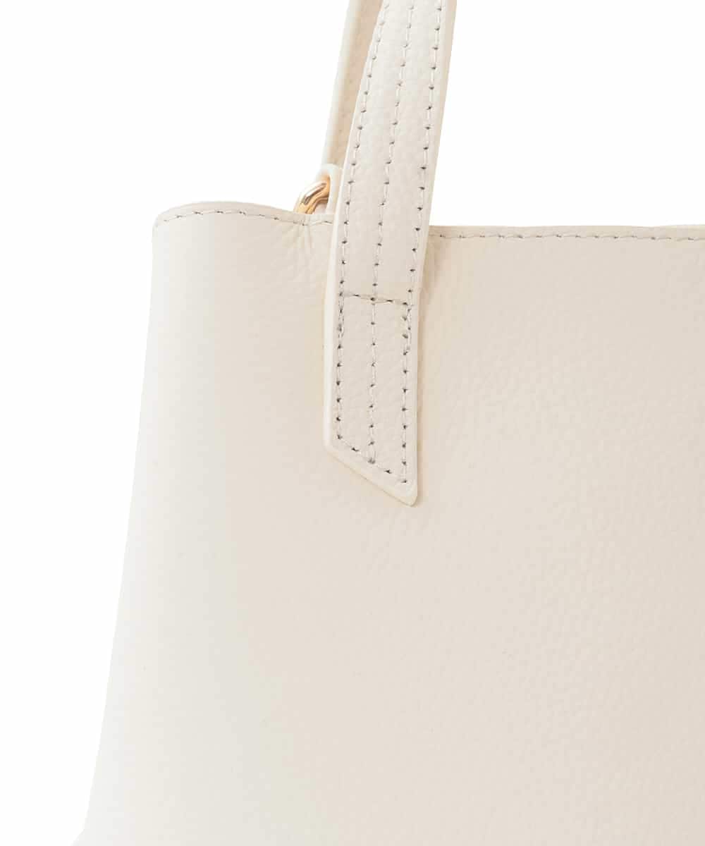 BPKGD06270 MK MICHEL KLEIN BAG(MK ミッシェルクラン バッグ) [2WAY]コンパートメント牛革デザインバッグ ブラック