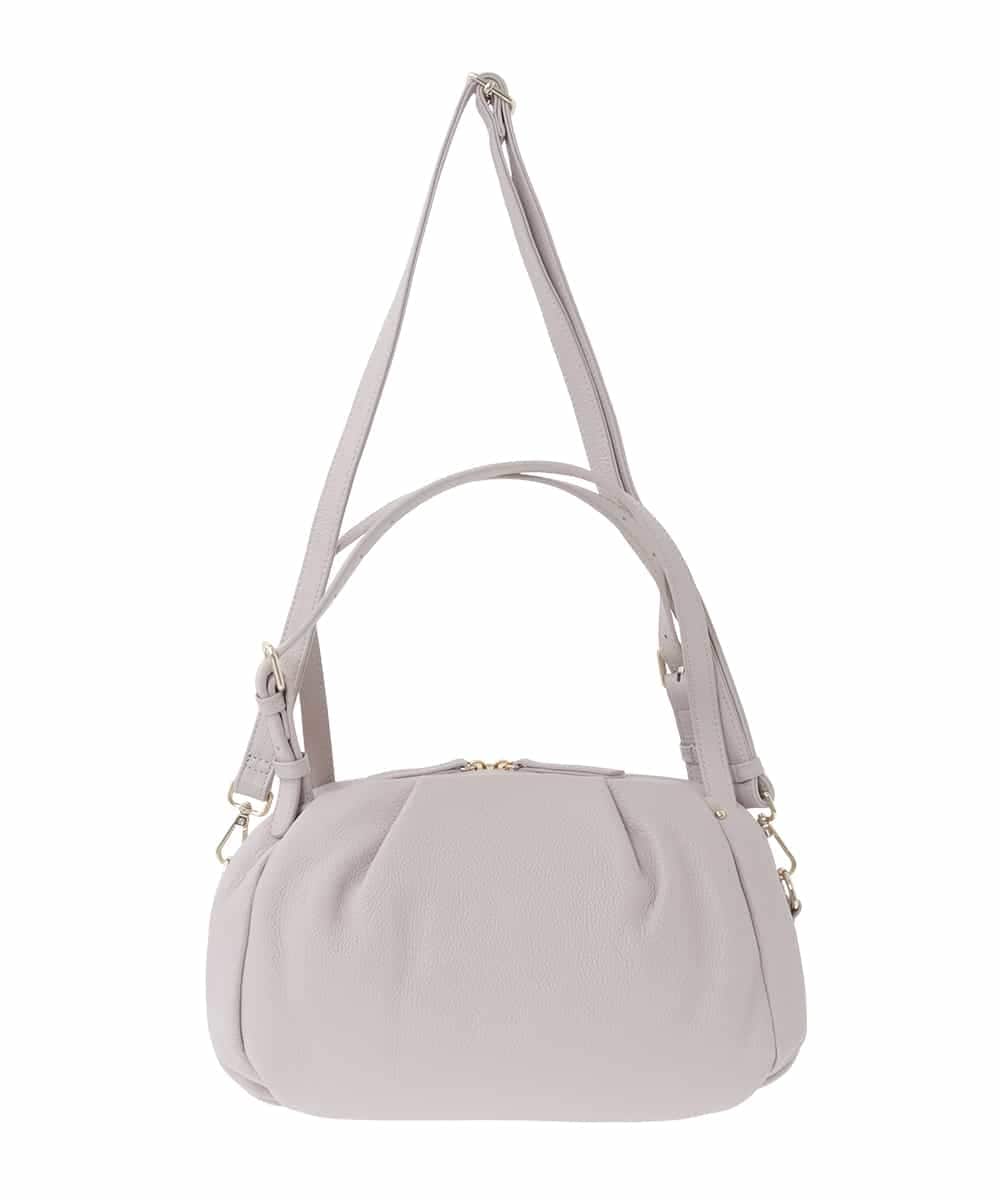 BPKGD09290 MK MICHEL KLEIN BAG(MK ミッシェルクラン バッグ) [2WAY]ベルトハンドルタックデザイントート ライトグレー