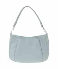 BPKGD25270 MK MICHEL KLEIN BAG(MK ミッシェルクラン バッグ) [2WAY]切り替えポケット牛革ショルダーバッグ ライトブルー