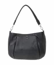 BPKGD25270 MK MICHEL KLEIN BAG(MK ミッシェルクラン バッグ) [2WAY]切り替えポケット牛革ショルダーバッグ ブラック