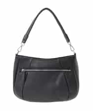 BPKGD25270 MK MICHEL KLEIN BAG(MK ミッシェルクラン バッグ) [2WAY]切り替えポケット牛革ショルダーバッグ ブラック