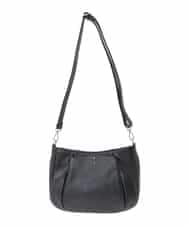 BPKGD25270 MK MICHEL KLEIN BAG(MK ミッシェルクラン バッグ) [2WAY]切り替えポケット牛革ショルダーバッグ ブラック