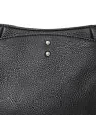 BPKGD25270 MK MICHEL KLEIN BAG(MK ミッシェルクラン バッグ) [2WAY]切り替えポケット牛革ショルダーバッグ ブラック