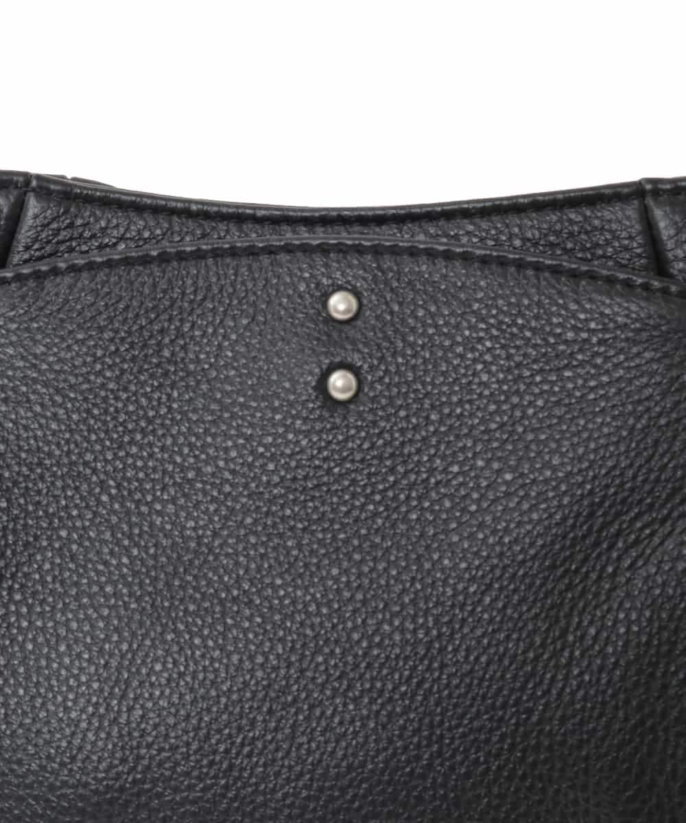 BPKGD25270 MK MICHEL KLEIN BAG(MK ミッシェルクラン バッグ) [2WAY]切り替えポケット牛革ショルダーバッグ ブラック