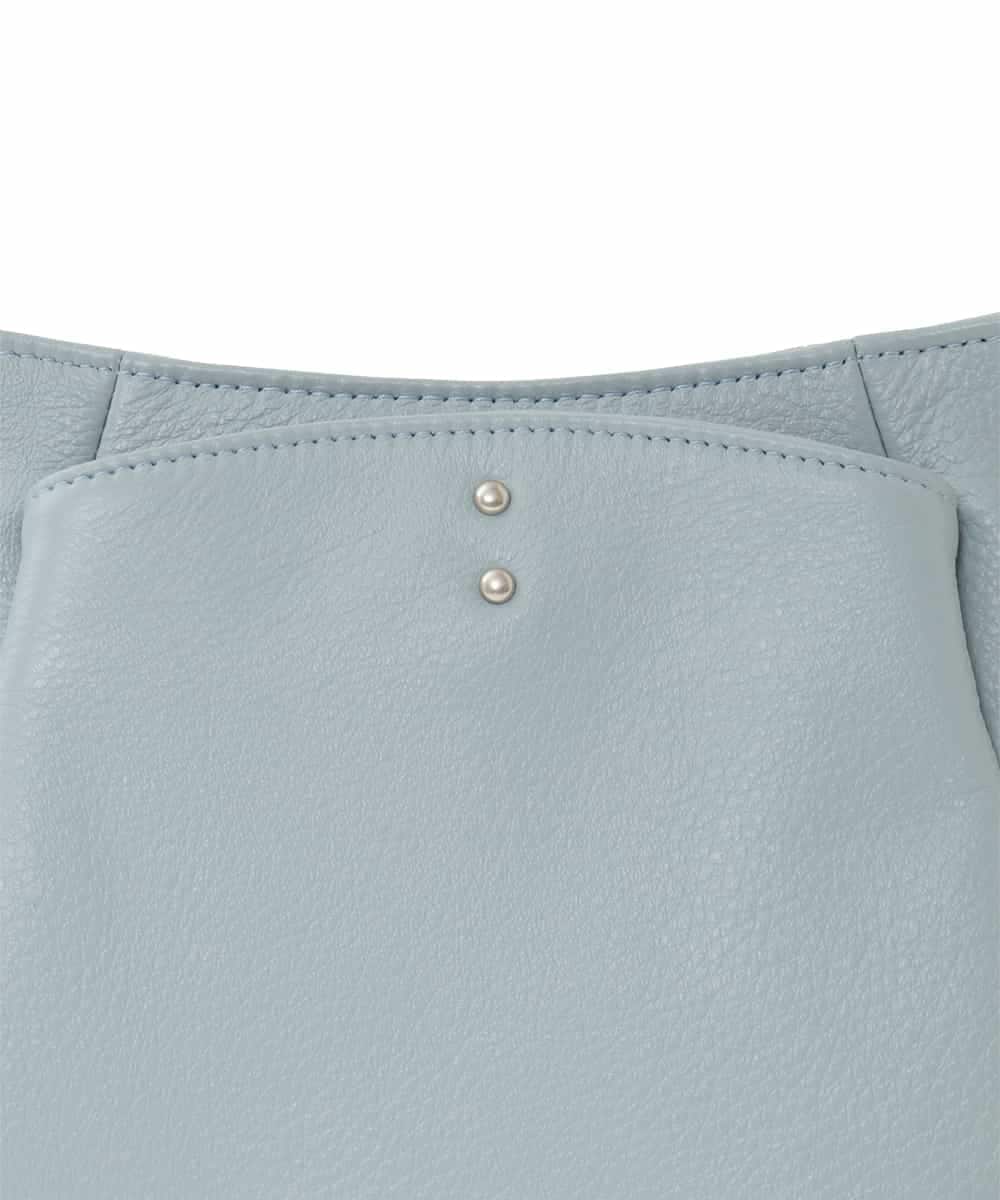 BPKGD25270 MK MICHEL KLEIN BAG(MK ミッシェルクラン バッグ) [2WAY]切り替えポケット牛革ショルダーバッグ ブラック