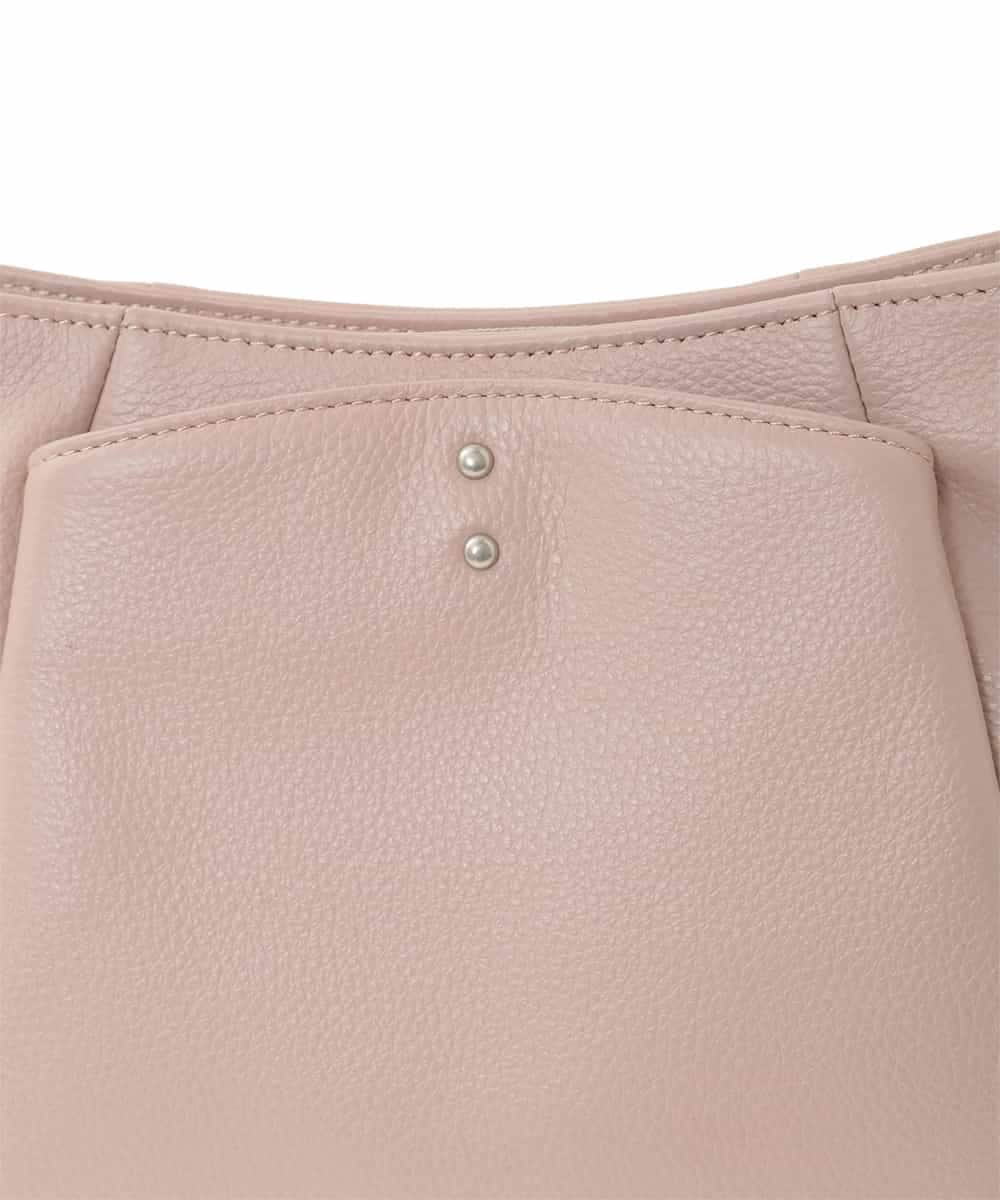 BPKGD25270 MK MICHEL KLEIN BAG(MK ミッシェルクラン バッグ) [2WAY]切り替えポケット牛革ショルダーバッグ ブラック