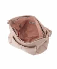 BPKGD25270 MK MICHEL KLEIN BAG(MK ミッシェルクラン バッグ) [2WAY]切り替えポケット牛革ショルダーバッグ ブラック