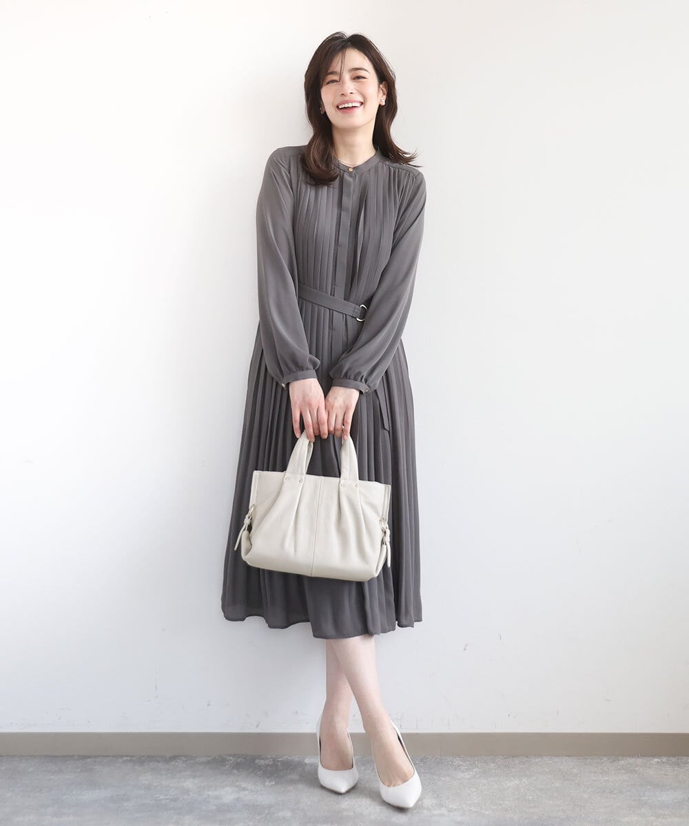 BPKGD26280 MK MICHEL KLEIN BAG(MK ミッシェルクラン バッグ) [2WAY]サイドポイント牛革デザインハンドバッグ すみれ