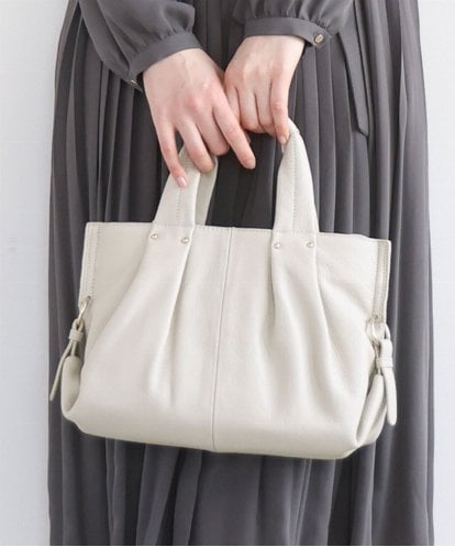 BPKGD26280 MK MICHEL KLEIN BAG [2WAY]サイドポイント牛革デザインハンドバッグ