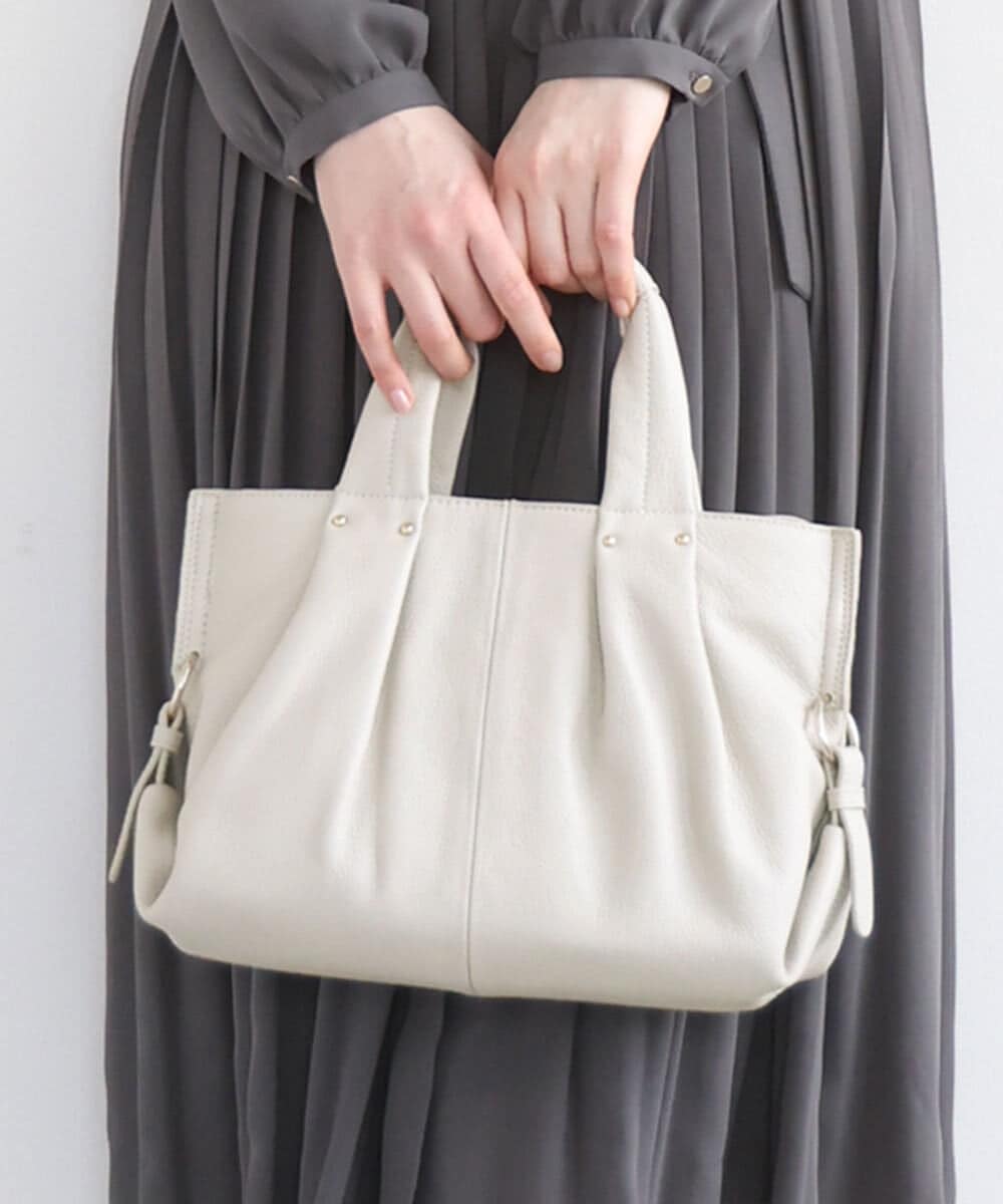 BPKGD26280 MK MICHEL KLEIN BAG [2WAY]サイドポイント牛革デザインハンドバッグ