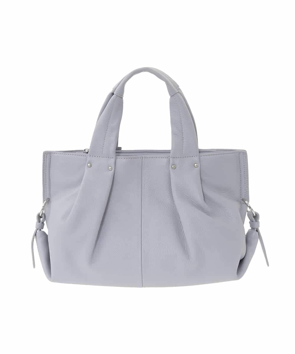 BPKGD26280 MK MICHEL KLEIN BAG(MK ミッシェルクラン バッグ) [2WAY]サイドポイント牛革デザインハンドバッグ パープル