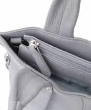 BPKGD26280 MK MICHEL KLEIN BAG(MK ミッシェルクラン バッグ) [2WAY]サイドポイント牛革デザインハンドバッグ パープル