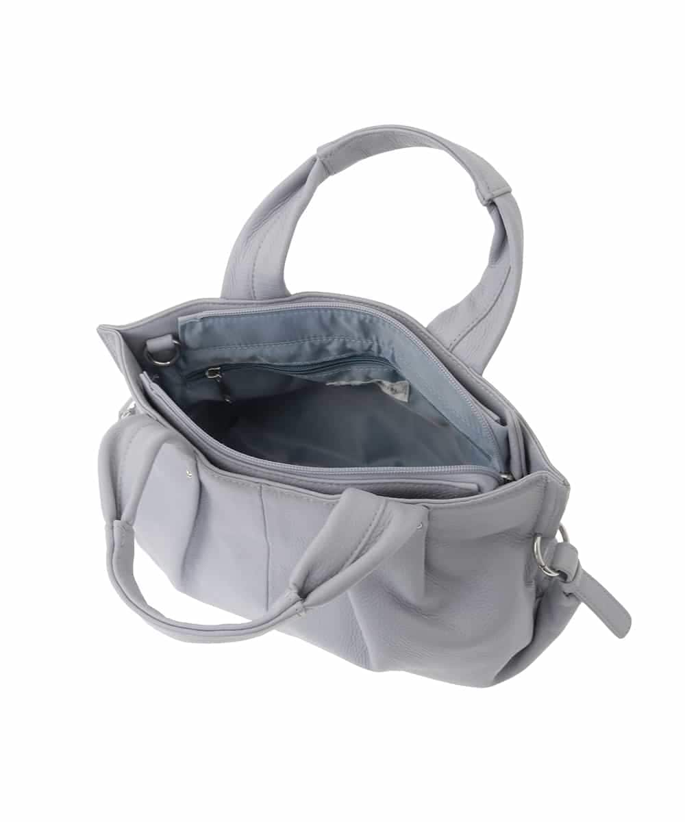 BPKGD26280 MK MICHEL KLEIN BAG(MK ミッシェルクラン バッグ) [2WAY]サイドポイント牛革デザインハンドバッグ パープル