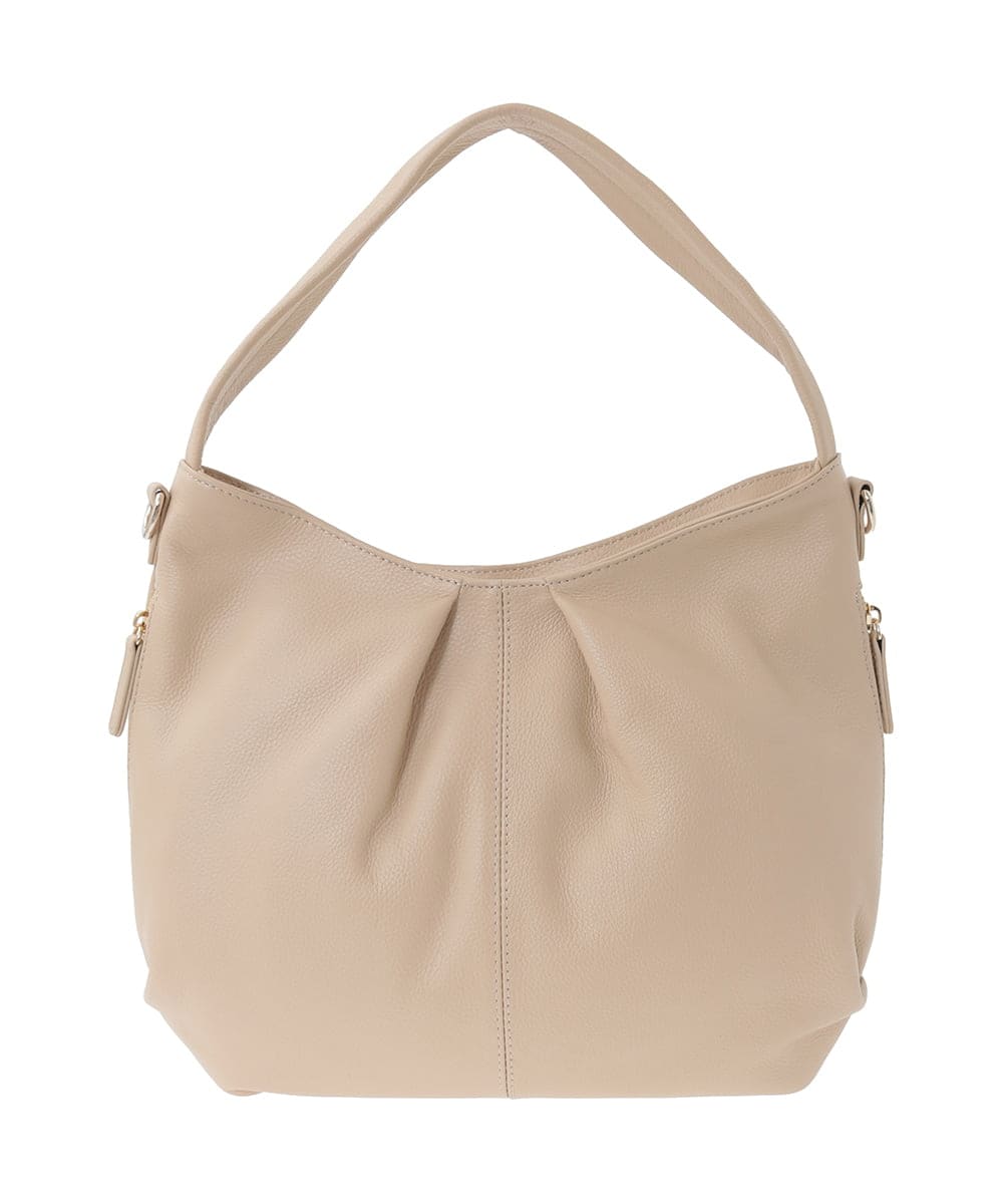 BPKGD28280 MK MICHEL KLEIN BAG(MK ミッシェルクラン バッグ) [2WAY]タックデザイン牛革ショルダーバッグ グリーン