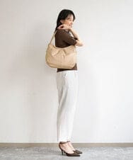 BPKGD28280 MK MICHEL KLEIN BAG(MK ミッシェルクラン バッグ) [2WAY]タックデザイン牛革ショルダーバッグ グリーン