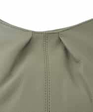 BPKGD28280 MK MICHEL KLEIN BAG(MK ミッシェルクラン バッグ) [2WAY]タックデザイン牛革ショルダーバッグ グリーン