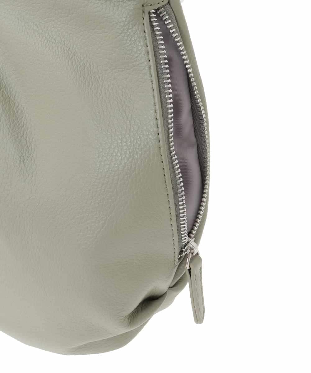 BPKGD28280 MK MICHEL KLEIN BAG(MK ミッシェルクラン バッグ) [2WAY]タックデザイン牛革ショルダーバッグ グリーン