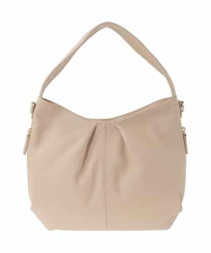 BPKGD28280 MK MICHEL KLEIN BAG [2WAY]タックデザイン牛革ショルダーバッグ