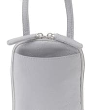 BPKGD30165 MK MICHEL KLEIN BAG(MK ミッシェルクラン バッグ) [軽量]牛革ショルダーウォレットバッグ シルバー