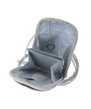 BPKGD30165 MK MICHEL KLEIN BAG(MK ミッシェルクラン バッグ) [軽量]牛革ショルダーウォレットバッグ シルバー