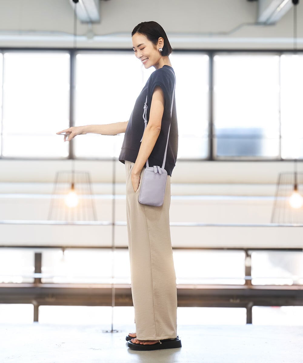 BPKGD30165 MK MICHEL KLEIN BAG(MK ミッシェルクラン バッグ) [軽量]牛革ショルダーウォレットバッグ シルバー