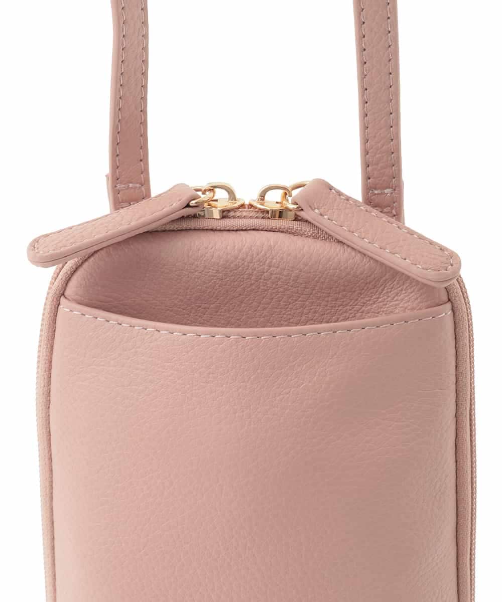 BPKGD30165 MK MICHEL KLEIN BAG(MK ミッシェルクラン バッグ) [軽量]牛革ショルダーウォレットバッグ シルバー