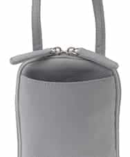 BPKGD30165 MK MICHEL KLEIN BAG(MK ミッシェルクラン バッグ) [軽量]牛革ショルダーウォレットバッグ シルバー