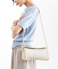 BPKGD30200 MK MICHEL KLEIN BAG(MK ミッシェルクラン バッグ) [300g以下の軽量]カウレザーシリンダーバッグ アイボリー