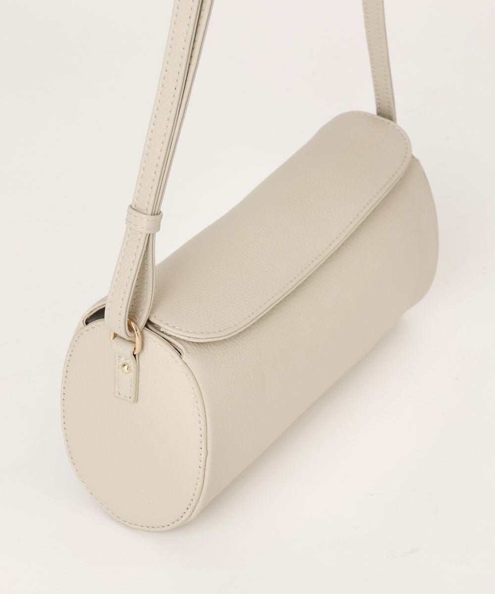 BPKGD30200 MK MICHEL KLEIN BAG(MK ミッシェルクラン バッグ) [300g以下の軽量]カウレザーシリンダーバッグ アイボリー