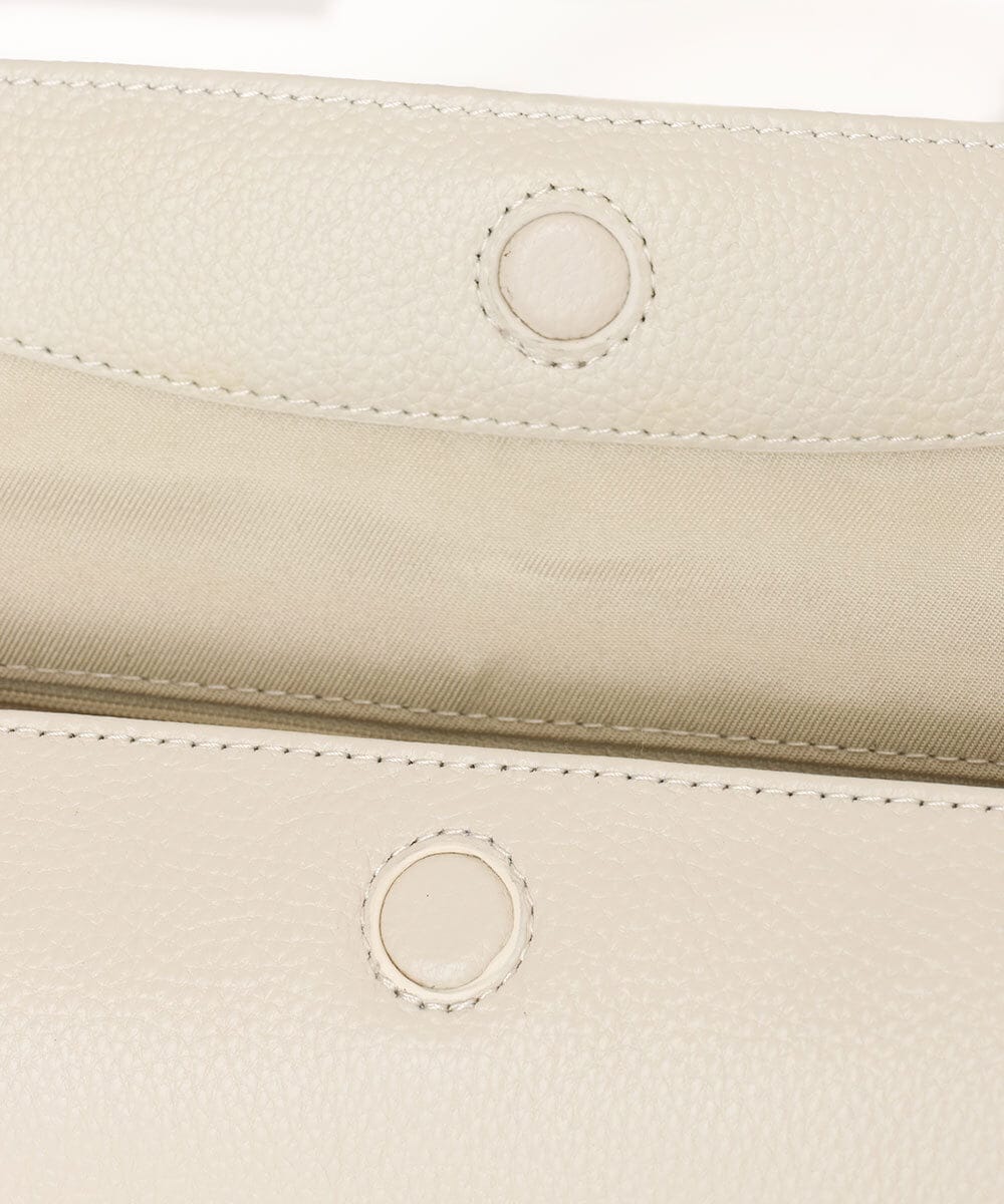 BPKGD30200 MK MICHEL KLEIN BAG(MK ミッシェルクラン バッグ) [300g以下の軽量]カウレザーシリンダーバッグ アイボリー