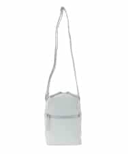 BPKGD80190 MK MICHEL KLEIN BAG(MK ミッシェルクラン バッグ) [300g以下の軽量]牛革ラウンドジップショルダーバッグ ライトブルー