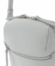 BPKGD80190 MK MICHEL KLEIN BAG(MK ミッシェルクラン バッグ) [300g以下の軽量]牛革ラウンドジップショルダーバッグ ライトブルー