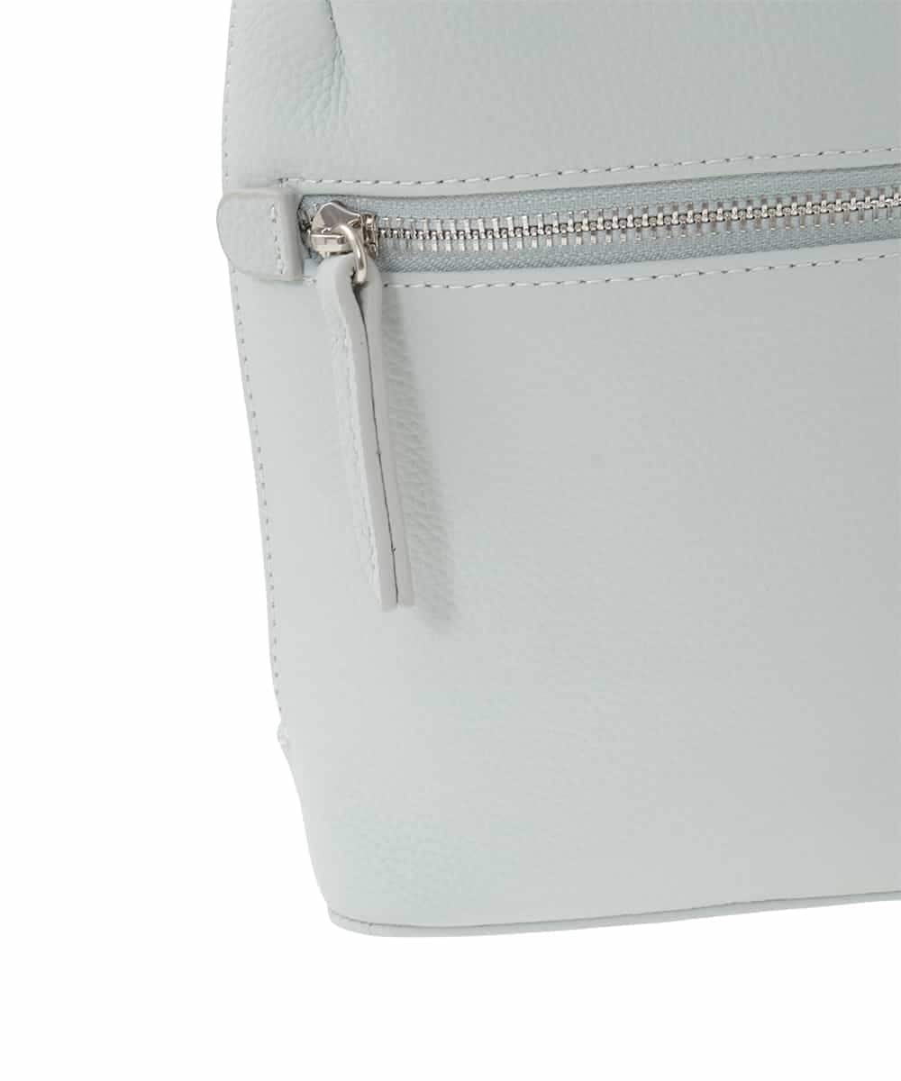 BPKGD80190 MK MICHEL KLEIN BAG(MK ミッシェルクラン バッグ) [300g以下の軽量]牛革ラウンドジップショルダーバッグ ライトブルー