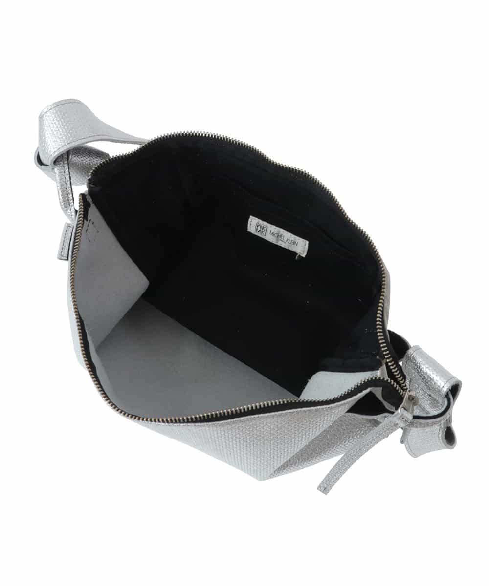 BPKGP41230 MK MICHEL KLEIN BAG(MK ミッシェルクラン バッグ) カウレザー切り替えショルダーバッグ ブラック
