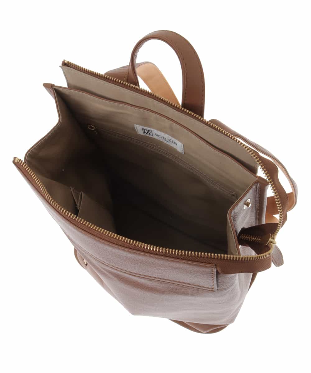 BPKGP43280 MK MICHEL KLEIN BAG(MK ミッシェルクラン バッグ) カウレザーバックパック ベージュ