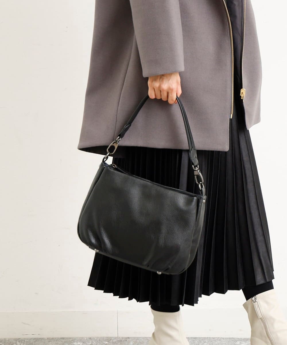 2WAY]ギャザーポイントワンハンドルバッグ(ショルダーバッグ) | MK MICHEL KLEIN BAG(MK ミッシェルクラン バッグ )｜イトキンオンラインストア