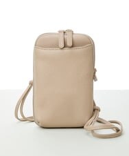 BPKGS30160 MK MICHEL KLEIN BAG(MK ミッシェルクラン バッグ) [軽量]牛革ウォレットショルダーバッグ ベージュ